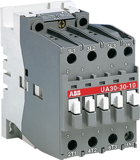 ABB UA30-30-10 400-415V 50Hz /415-440V 60Hz, 400-415V 27.5 Kvar capacitor contactor